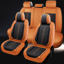 Load image into Gallery viewer, Universal Fit 5-Seat Car Seat Covers – Breathable Faux Leather Full Set for Cars, SUVs &amp; Trucks