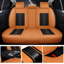 Load image into Gallery viewer, Universal Fit 5-Seat Car Seat Covers – Breathable Faux Leather Full Set for Cars, SUVs &amp; Trucks