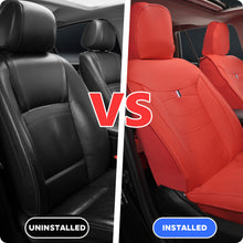 Load image into Gallery viewer, Universal Fit Faux Leather Car Seat Covers – 5-Piece Set, Waterproof, Easy Care for Most Vehicles