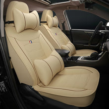 Load image into Gallery viewer, Universal Fit Faux Leather Car Seat Covers – 5-Piece Set, Waterproof, Easy Care for Most Vehicles