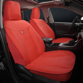 Universal Fit Faux Leather Car Seat Covers – 5-Piece Set, Waterproof, Easy Care for Most Vehicles