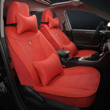 Load image into Gallery viewer, Universal Fit Faux Leather Car Seat Covers – 5-Piece Set, Waterproof, Easy Care for Most Vehicles