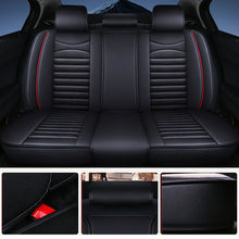 Load image into Gallery viewer, Universal 5-Seat Faux Leather Car Seat Covers Full Set – Waterproof &amp; Airbag Safe Fit for Most Vehicles