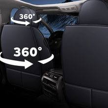 Load image into Gallery viewer, Universal 5-Seat Faux Leather Car Seat Covers Full Set – Waterproof &amp; Airbag Safe Fit for Most Vehicles