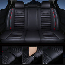 Load image into Gallery viewer, Universal 5-Seat Faux Leather Car Seat Covers Full Set – Waterproof &amp; Airbag Safe Fit for Most Vehicles