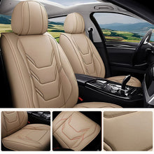 Load image into Gallery viewer, Universal Fit Car Seat Covers Full Set – Waterproof Scratch-Resistant Faux Leather for Cars &amp; Pickups