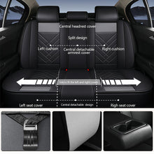 Load image into Gallery viewer, Premium Universal 5-Seat Car Seat Covers – Faux Leather Full Set for Cars, SUVs &amp; Pickups