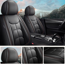 Load image into Gallery viewer, Luxury Faux Leather Car Seat Covers – 5-Seat Universal Fit, Waterproof &amp; Wear-Resistant Full Set