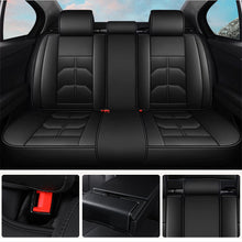 Load image into Gallery viewer, Luxury Faux Leather Car Seat Covers – 5-Seat Universal Fit, Waterproof &amp; Wear-Resistant Full Set