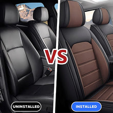 Load image into Gallery viewer, Luxury Universal Fit Car Seat Covers – Breathable Faux Leather Full Set for Cars &amp; Trucks
