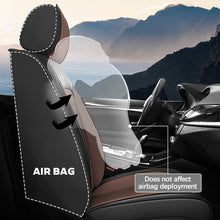 Load image into Gallery viewer, Luxury Universal Fit Car Seat Covers – Breathable Faux Leather Full Set for Cars &amp; Trucks
