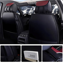 Load image into Gallery viewer, Universal Faux Leather Car Seat Covers – 5-Piece Waterproof Seat Protector for Most Vehicles