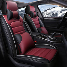 Load image into Gallery viewer, Universal Faux Leather Car Seat Covers – 5-Piece Waterproof Seat Protector for Most Vehicles