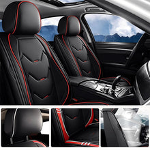 Load image into Gallery viewer, Full Set Car Seat Covers, Universal Leather Waterproof 5-Seat Protector – Front &amp; Back Coverage for Most Sedans, SUVs &amp; Trucks