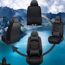 Load image into Gallery viewer, Full Set Car Seat Covers, Universal Leather Waterproof 5-Seat Protector – Front &amp; Back Coverage for Most Sedans, SUVs &amp; Trucks