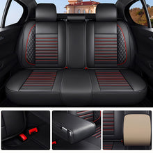 Load image into Gallery viewer, Full Set Car Seat Covers, Universal Leather Seat Covers for Most Cars, SUVs &amp; Trucks – Waterproof Front &amp; Back Protector