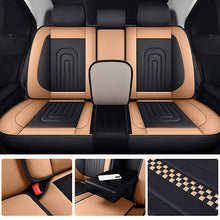 Load image into Gallery viewer, 5-Piece Universal Faux Leather Car Seat Covers – Waterproof Cushion Protectors for All Vehicles