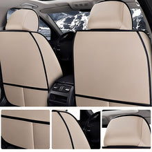 Load image into Gallery viewer, Cotton Linen Car Seat Covers Full Set – Durable, Eco-Friendly &amp; Easy Install for 5-Seat Vehicles