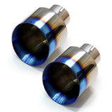 Premium Titanium Exhaust Tips 3.5″/4″/5″ – Bolt-On Upgrade for GTR R35, Dodge Charger, Mustang