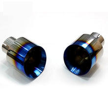 Load image into Gallery viewer, Premium Titanium Exhaust Tips 3.5″/4″/5″ – Bolt-On Upgrade for GTR R35, Dodge Charger, Mustang