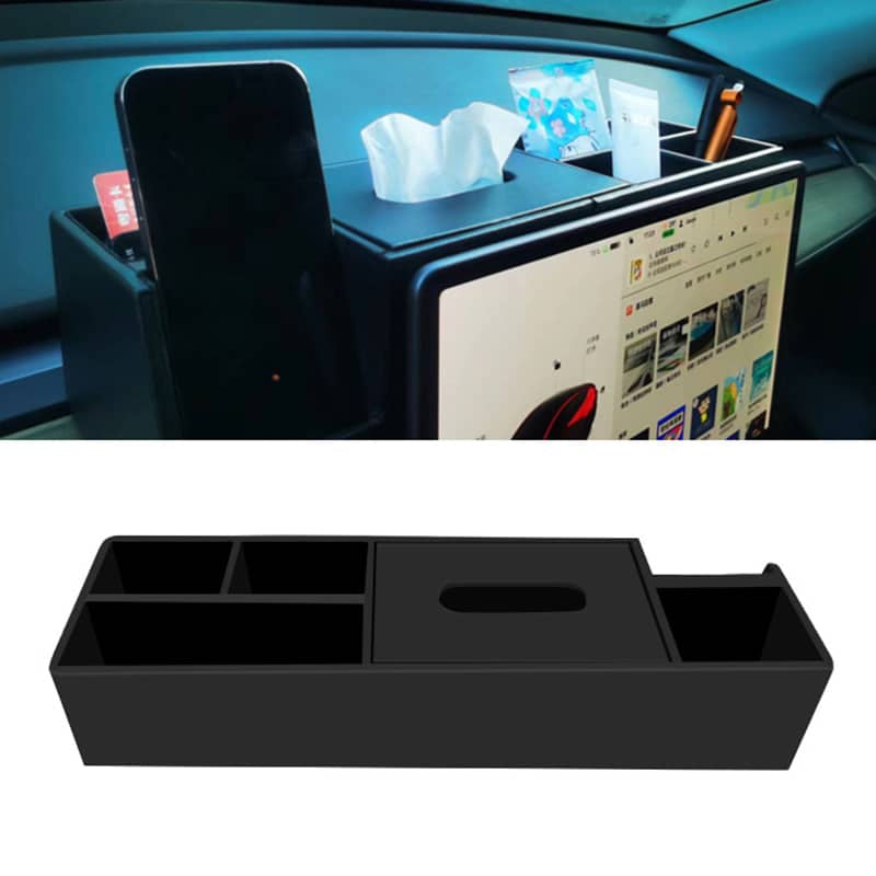 Car Organizer Storage Tray Box For Tesla Model 3/Y