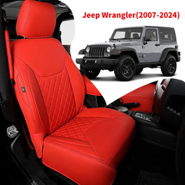 Custom Nappa Leather Car Seat Covers Full Set Special for Jeep Wrangler (2007-2024)
