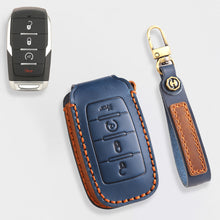 Load image into Gallery viewer, Genuine Leather Key Cover for Dodge RAM 1500, 2500, 3500, 4500, 5500 (2019-2025) - 4/5/6 Button Protective Case