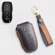 Load image into Gallery viewer, Premium Leather Key Fob Cover for Ford F150 F250 Mustang - Protective Case for 3/4/5 Button Remotes (Fits Bronco/Ranger/Edge)