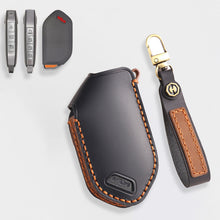 Load image into Gallery viewer, Genuine Leather Key Fob Cover for Kia (5-8 Button)