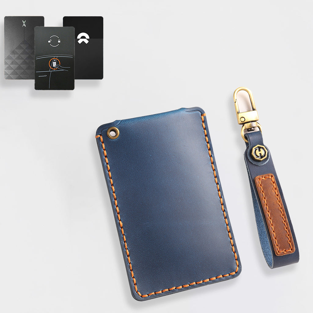Genuine Leather Key Fob Cover for Tesla Model 3/Y/S/X