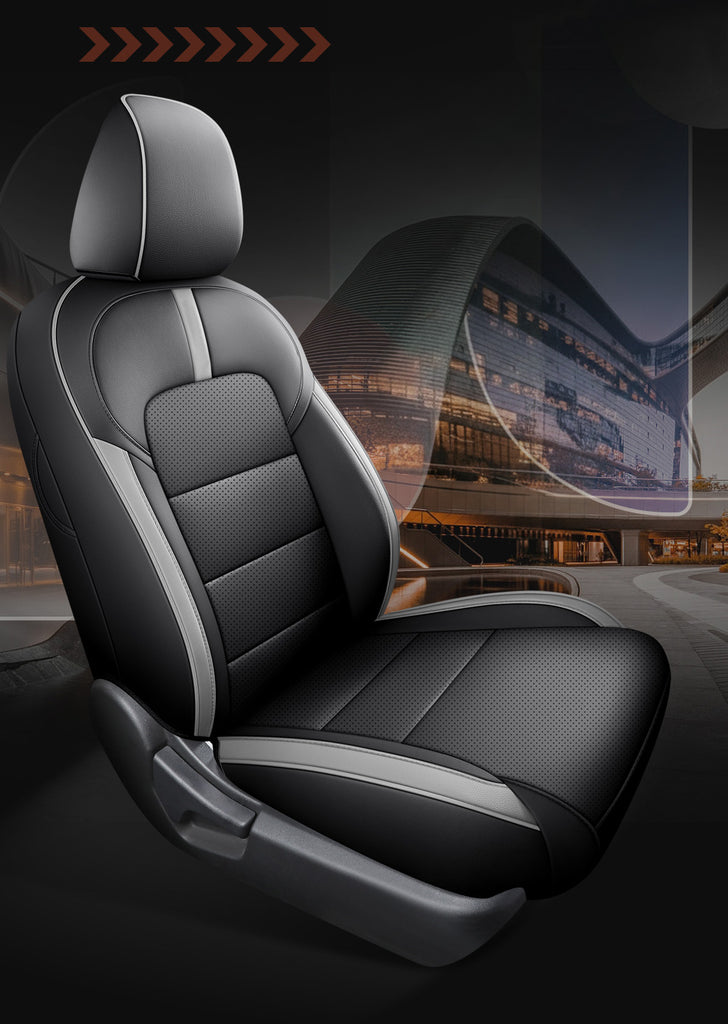 Custom Fit Leather Seat Covers for Nissan Sentra 2020-2025 - Airbag Compatible