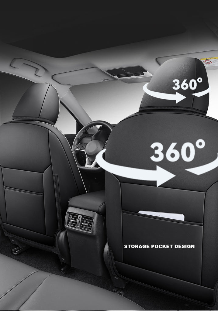 Custom Fit Leather Seat Covers for Nissan Sentra 2020-2025 - Airbag Compatible