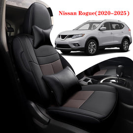 Custom Leather Car Seat Covers Full Set Special For Nissan Rogue (2014-2025)