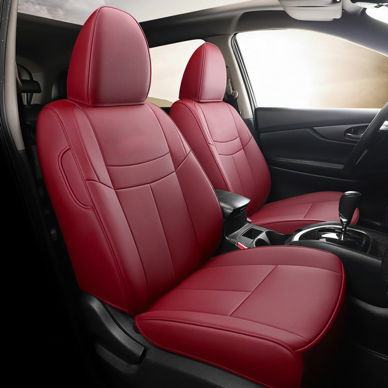 Custom Leather Car Seat Covers Full Set Special For Nissan Rogue (2014-2025)