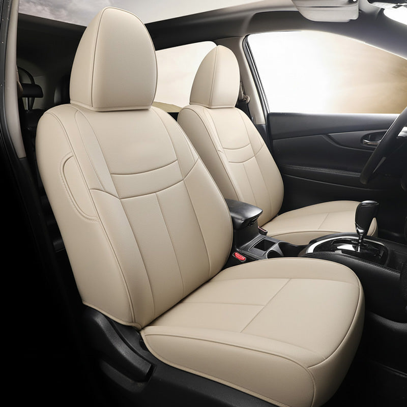 Custom Leather Car Seat Covers Full Set Special For Nissan Rogue (2014-2025)
