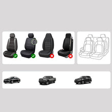 Load image into Gallery viewer, AmanCarport Car Seat Covers Faux Leather 5-Piece Set - Universal Fit for SUV, Truck, Sedan &amp; Most Vehicles