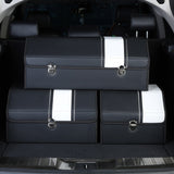 Car Storage Box With High-Quality Foldable Leather Waterproof