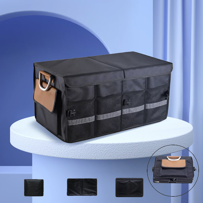 Foldable Car Trunk Organizer with Lid