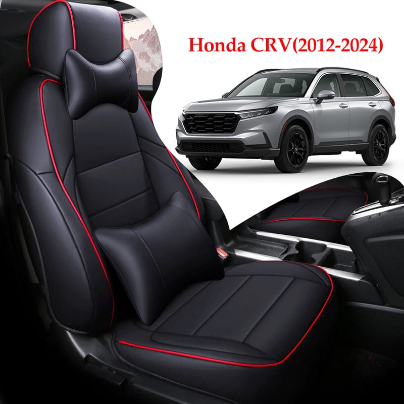 Honda CRV(2012-2024) Custom Leather Car Seat Cover Full Set